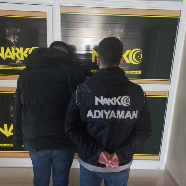 Adıyaman'da uyuşturucu operasyonunda yakalanan zanlı tutuklandı
