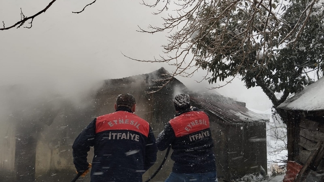 Giresun'da evde çıkan yangında 1 kişi öldü