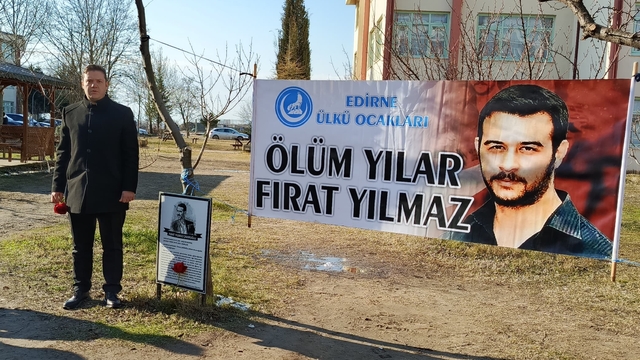 Edirne'de Fırat Yılmaz Çakıroğlu anıldı