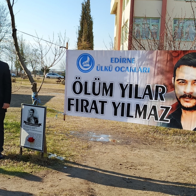 Edirne'de Fırat Yılmaz Çakıroğlu anıldı
