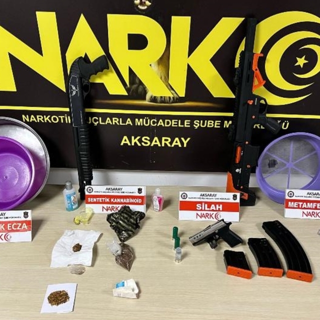 Aksaray'da uyuşturucu operasyonunda 7 zanlı tutuklandı