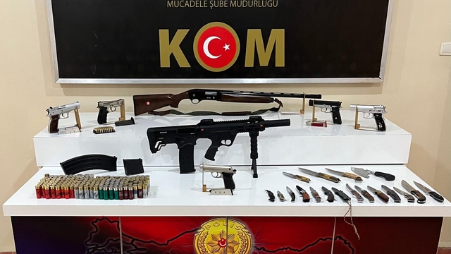 Erzincan'da silah kaçakçılığı operasyonunda 6 şüpheli yakalandı