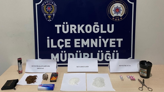 Kahramanmaraş'ta uyuşturucu operasyonunda 3 zanlı tutuklandı