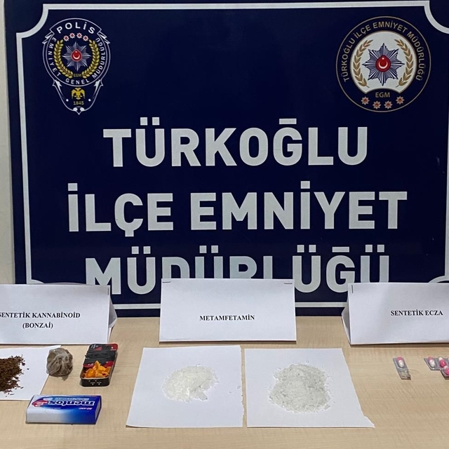 Kahramanmaraş'ta uyuşturucu operasyonunda 3 zanlı tutuklandı