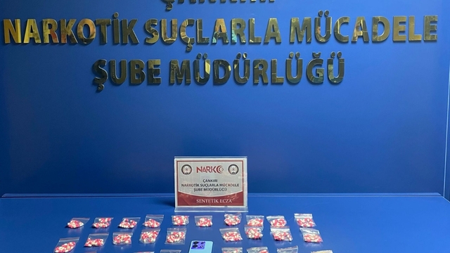 Çankırı'da uyuşturucu operasyonunda yakalanan zanlı tutuklandı