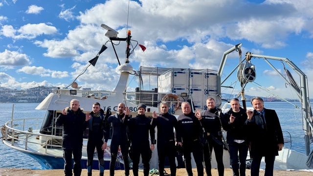 Bursa'da dalgıçlar Marmara Denizi'ndeki yoğun müsilajı görüntüledi