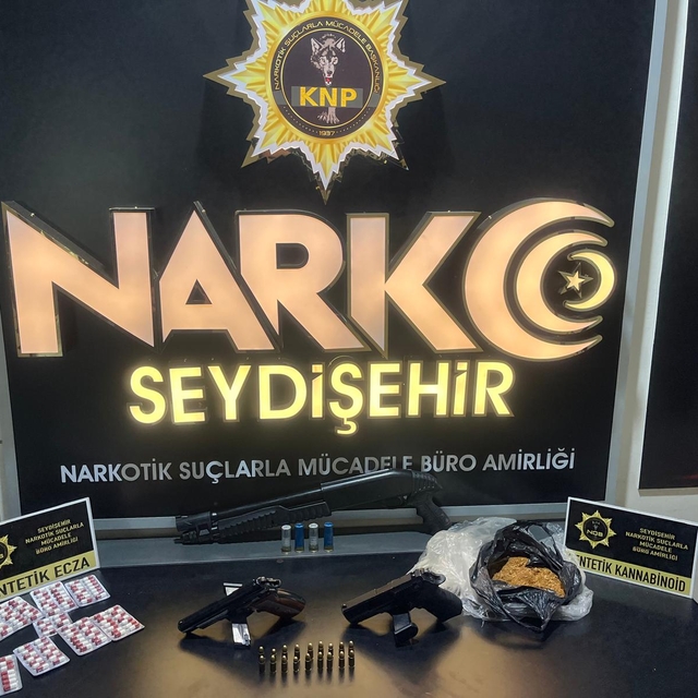 Konya'da uyuşturucu operasyonunda yakalanan zanlı tutuklandı