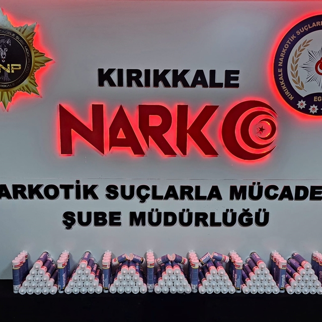 Kırıkkale'de kargo aracında 52,5 kilogram sentetik uyuşturucu ele geçirildi