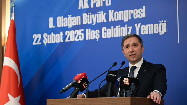 AK Parti 8. Olağan Büyük Kongresi'ne davetli konuklar onuruna akşam yemeği verildi
