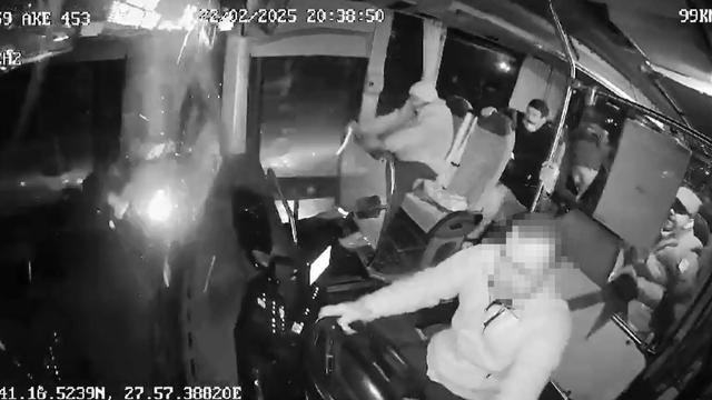 Tekirdağ'da belediye otobüsünün çarptığı motosikletli öldü; kaza kamerada