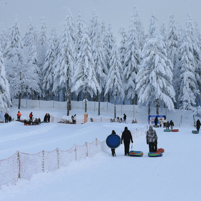 Karın tadını çıkarmak isteyenler Kartepe'yi tercih etti