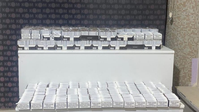 Kırıkkale'de 46 bin 700 dolu makaron ele geçirildi