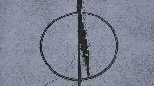 Trabzonspor-Gaziantep FK maçının oynanacağı Papara Park'ta kar yağışı etkili oluyor