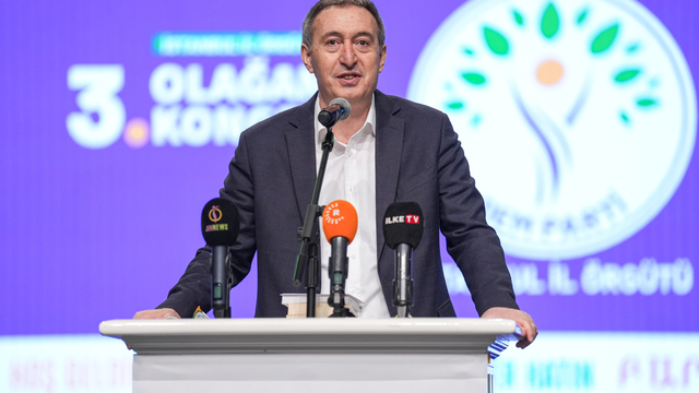 DEM Parti Eş Genel Başkanı Bakırhan, partisinin İstanbul Kongresi'ne katıldı