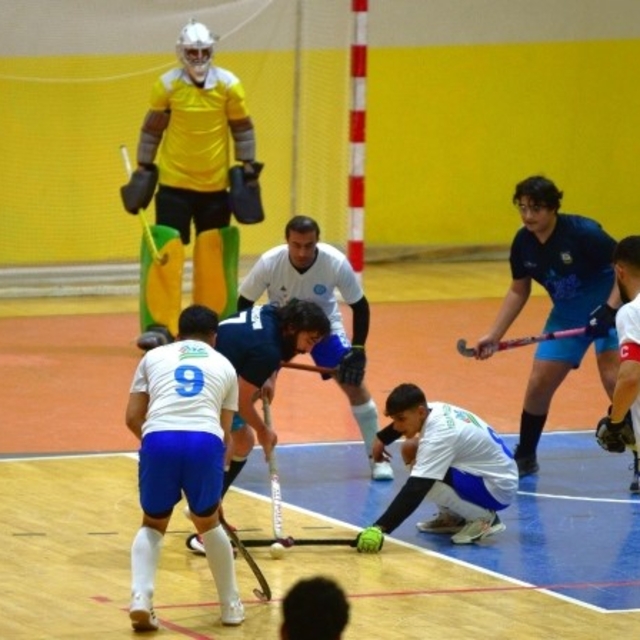 Erkekler Salon Hokey 1. Lig müsabakaları Osmaniye'de başladı