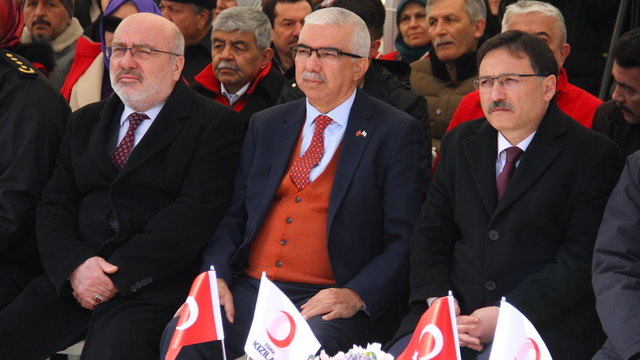 Kayseri'de yapımı tamamlanan Türk Kızılayına ait birimlerin açılışı yapıldı