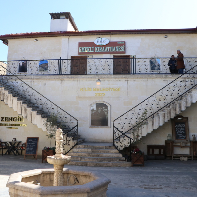 Kilis'te Emekli Kıraathanesi, emeklilerin buluşma adresi oldu