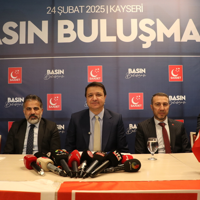 Saadet Partisi Genel Başkanı Mahmut Arıkan, Kayseri'de konuştu: