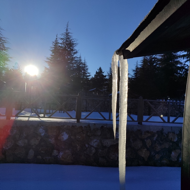 Doğanşehir'de soğuk hava etkili oluyor