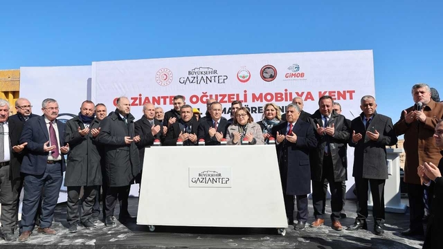 Gaziantep'te "mobilya kent" projesinin temeli atıldı