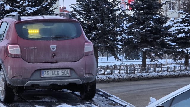 Erzurum'da korsan taşımacılık yaptığı belirlenen sürücüye 46 bin lira ceza