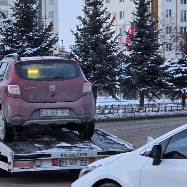 Erzurum'da korsan taşımacılık yaptığı belirlenen sürücüye 46 bin lira ceza