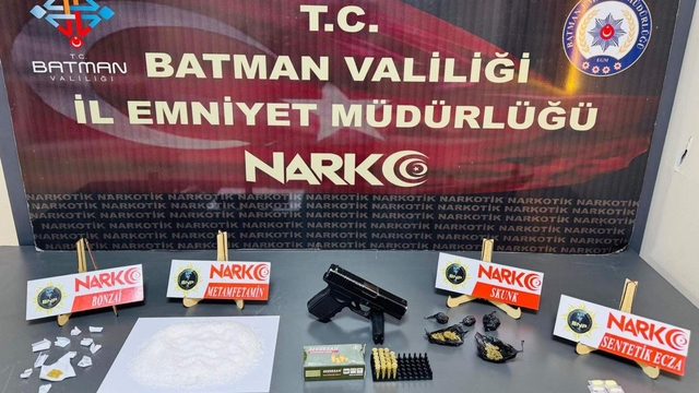 Batman merkezli uyuşturucu operasyonunda yakalanan 6 şüpheli tutuklandı