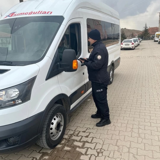 Bahşılı'da okul çevrelerinde denetim yapıldı