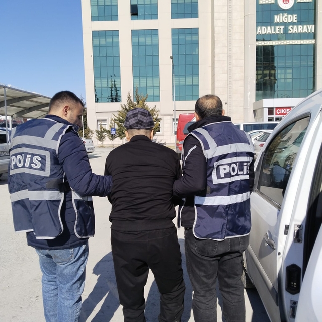 Niğde'de 67 yıl 8 ay kesinleşmiş hapis cezası bulunan hükümlü yakalandı