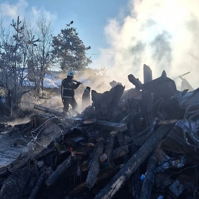 Bolu'da evde çıkan yangında 1 kişi öldü