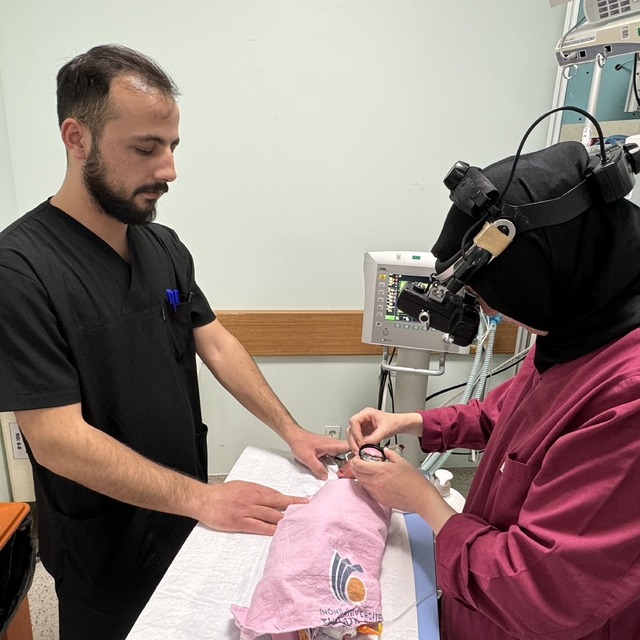 Ağrı'da erken dünyaya gelen Ayaz bebeğin tedavisi Malatya'da sürüyor