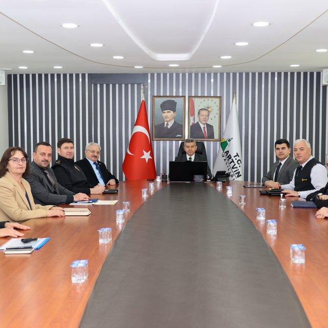 Artvin'de Üniversite Güvenlik Toplantısı yapıldı