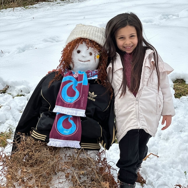 Trabzon'da "Kardan Adam Yarışması" düzenlendi