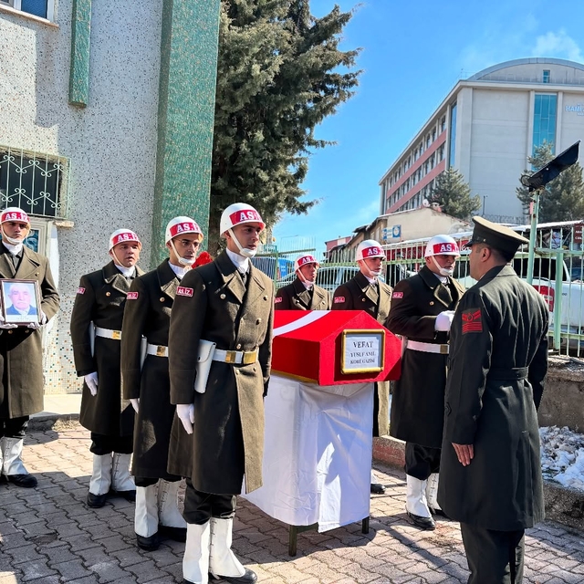 Malatya'da Kore Gazisi Yusuf Anıl törenle son yolculuğuna uğurlandı