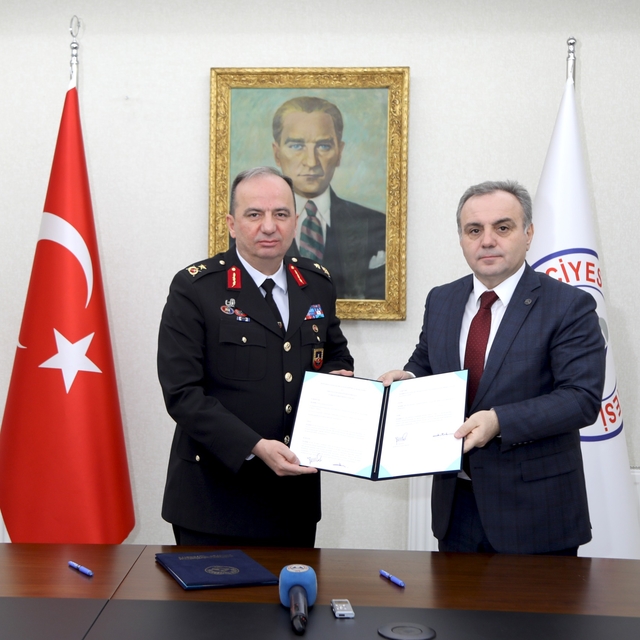 ERÜ ile Jandarma Genel Komutanlığı Kriminal Başkanlığı arasında işbirliği p...
