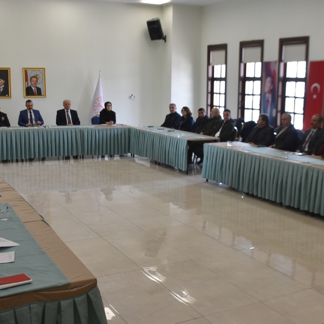 Boyabat'ta güvenlik ve asayiş toplantısı yapıldı