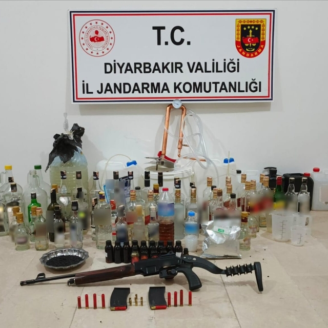Diyarbakır'da sahte içki operasyonunda 1 şüpheli yakalandı