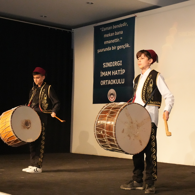 Sındırgı İmam Hatip Ortaokulunda ramazan ayı için program düzenlendi