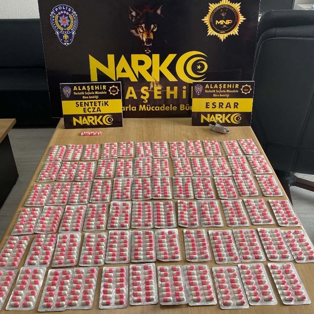 Evinde 1005 sentetik hap ele geçirilen şüpheli tutuklandı