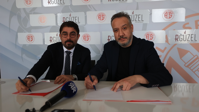 Antalyaspor, RGÜZEL İnşaat ile forma göğüs sponsorluğu anlaşması imzaladı