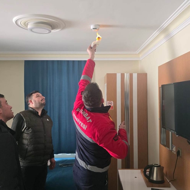 Boyabat'ta konaklama tesisleri denetleniyor