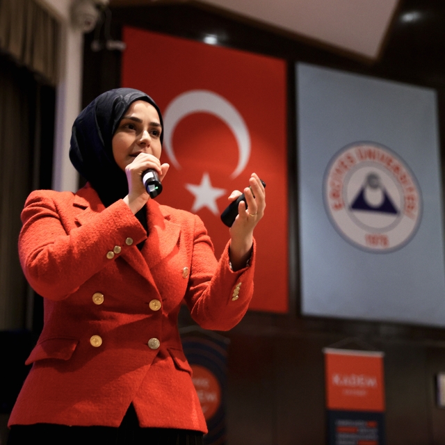 T3 Vakfı Yönetim Kurulu Başkanı ve Genel Müdürü Elvan Kuzucu Hıdır, Kayseri...