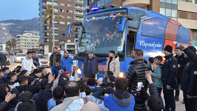 İskenderunspor'un kupada çeyrek finale yükselmesi kentte sevinç yaşattı