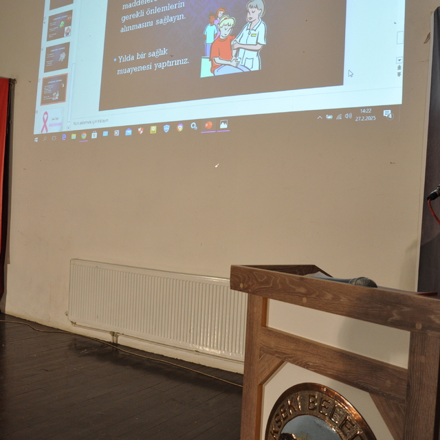 Akseki'de verem ve kanserde erken teşhisin önemine dikkat çekildi