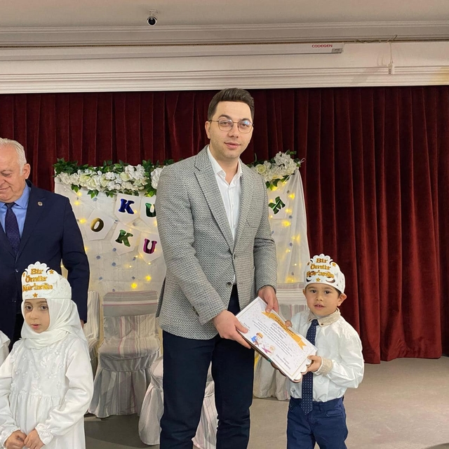 Almus Kaymakamı Çömen Kur'an-ı Kerim okumaya geçiş törenine katıldı