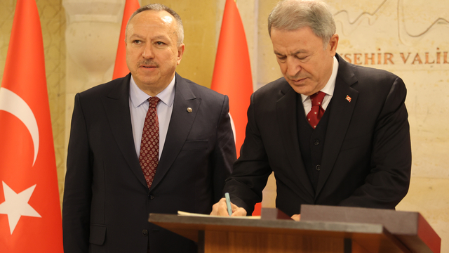 TBMM Milli Savunma Komisyonu Başkanı Akar, Nevşehir'de konuştu: