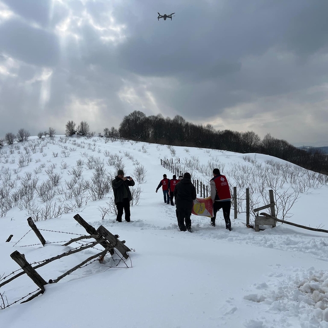 Samsun'da yaban hayatı için doğaya yem bırakıldı
