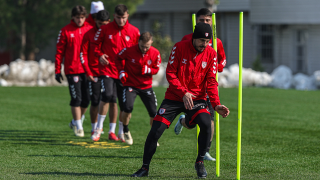 Samsunspor, Göztepe maçının hazırlıklarını sürdürdü