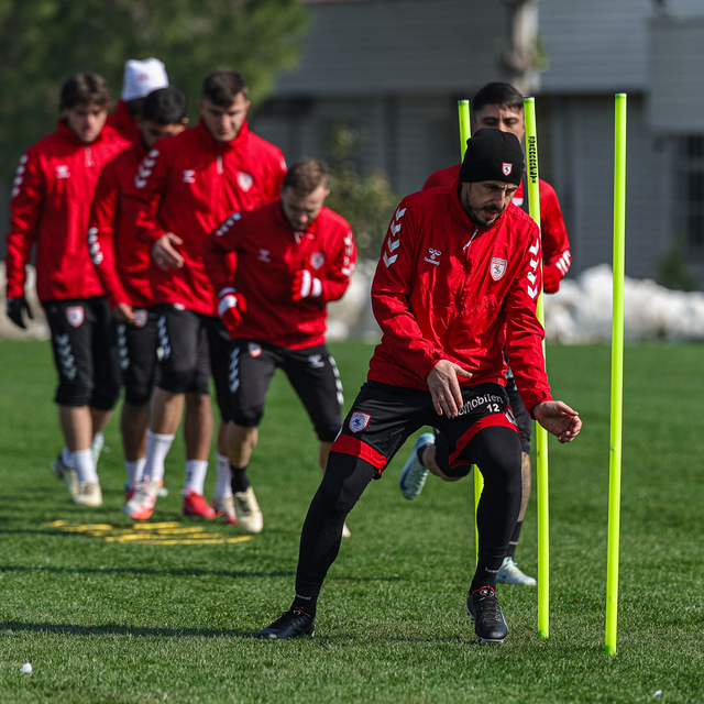 Samsunspor, Göztepe maçının hazırlıklarını sürdürdü