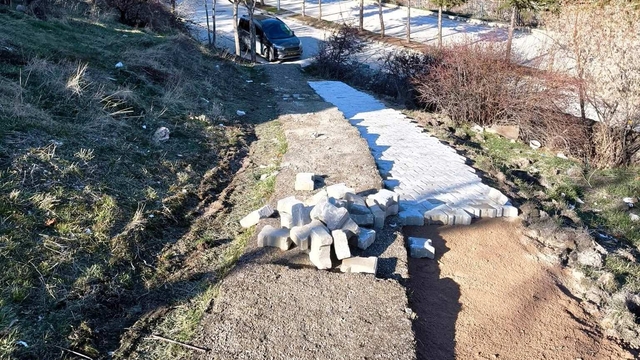 Ağın Belediyesinden çevre düzenlemesi çalışmaları